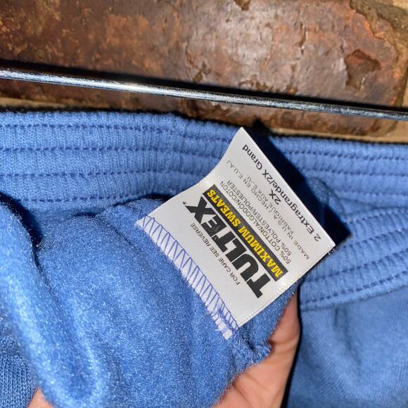 NWT Tultex Blue Elastic Waist Pull-On Jogger Sweatpants Pants Women's Size 2X - Picture 5 of 5